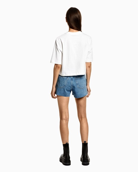CROPPED MONOGRAM TEE