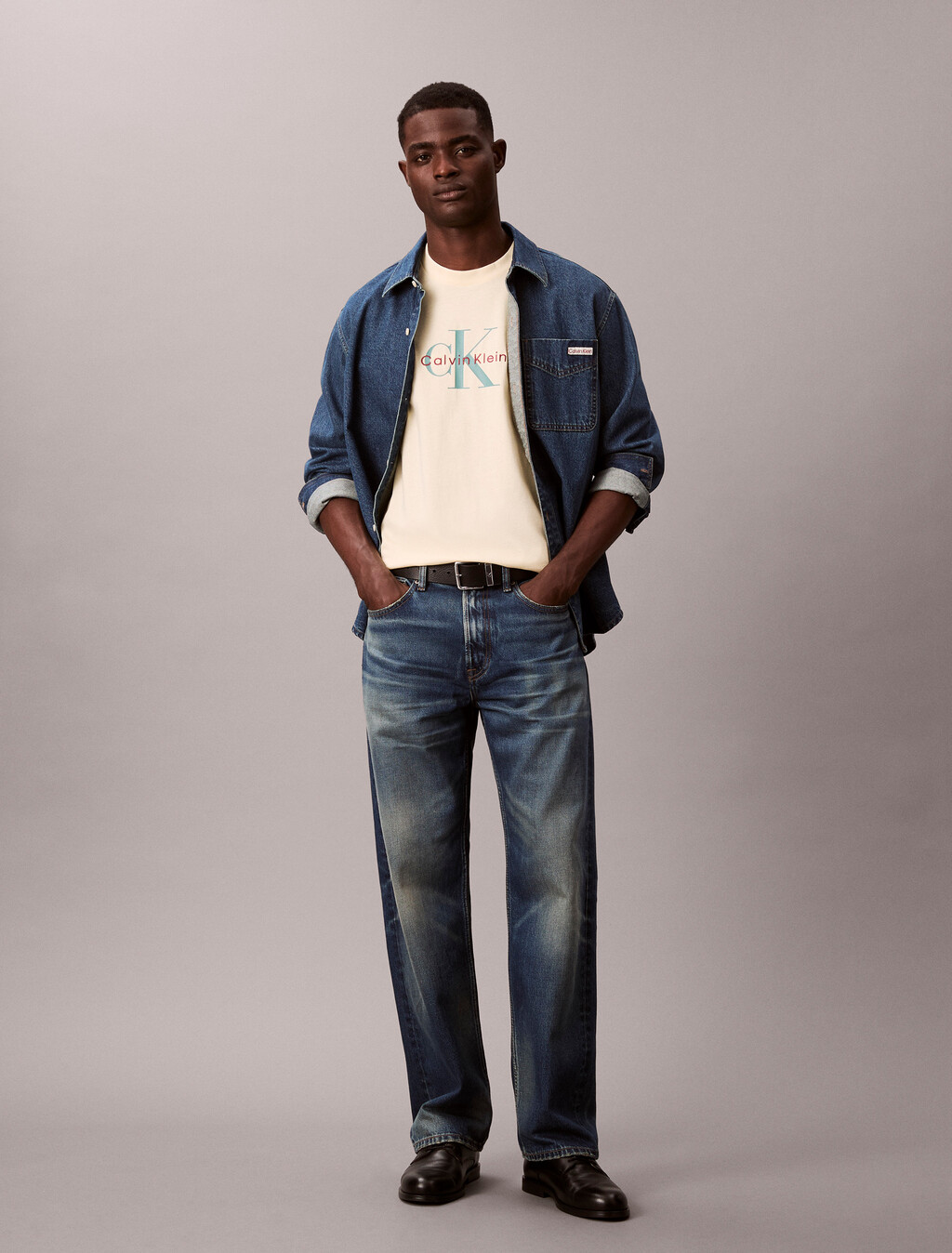 Monogram T-shirt, Waxy Yellow, hi-res