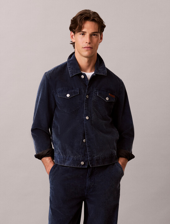 Washed Corduroy Trucker Jacket