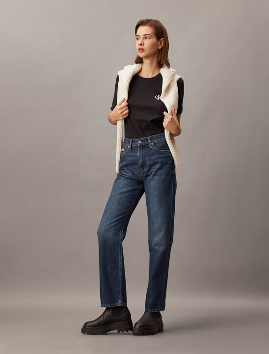 37.5 High Rise Straight Jeans
