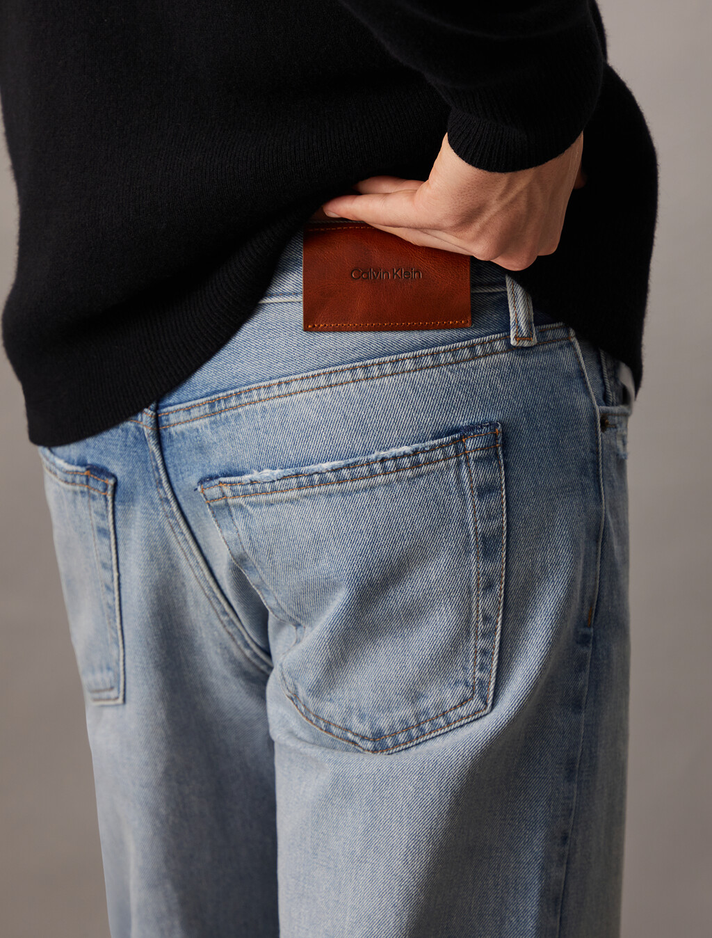 Selvedge Modern Loose Fit Jeans, GLAZED SAPPHIRE, hi-res