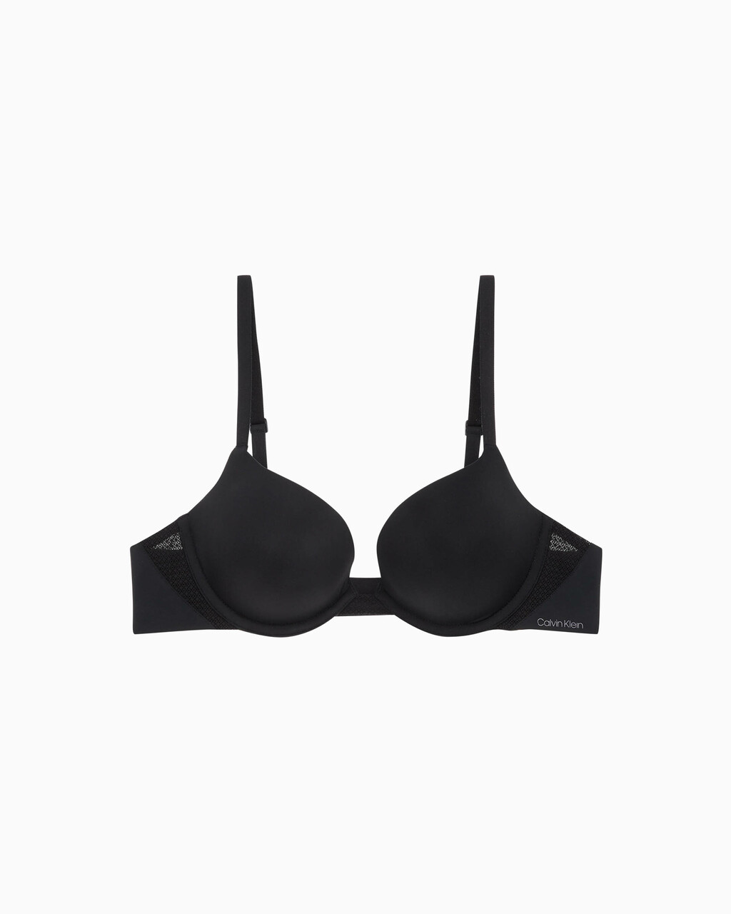 Perfectly Fit Flex Push Up Plunge Bra, Black, hi-res
