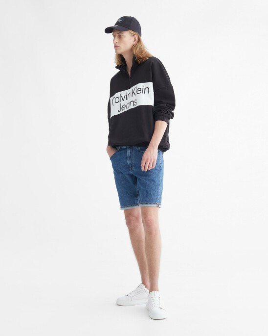 NOCTURNAL REDS HALF ZIP SWEATSHIRT