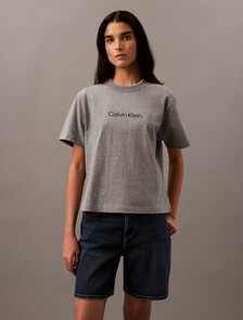 Hero Modern Boxy Tee, Medium Grey Htr, hi-res