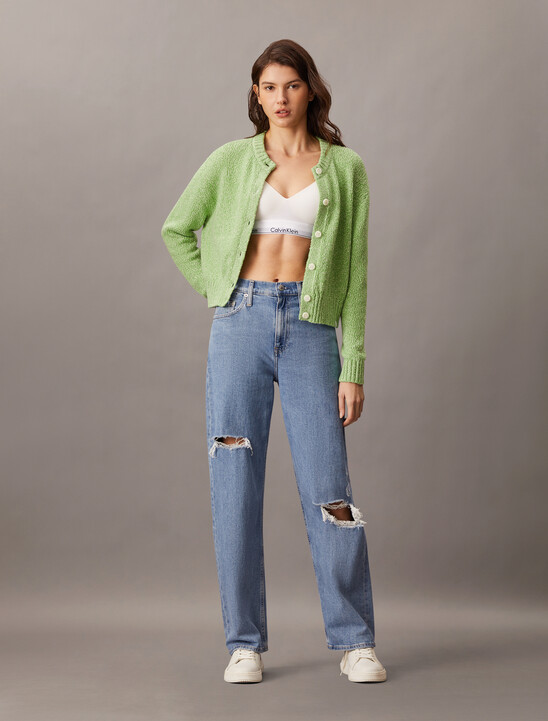 Chunky Knit Cotton Cardigan