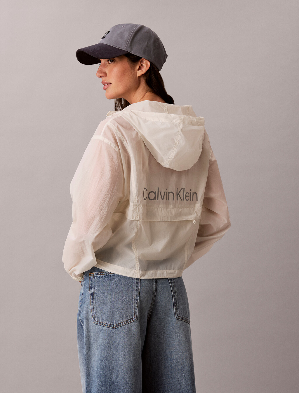 UPF Ultralight Short Windbreaker, Chalk, hi-res