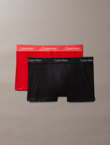 Icon Cotton Stretch Trunks 2 Pack, ADRENALINE RUSH W/ DTM WB/BLACK W/ DTM WB, hi-res