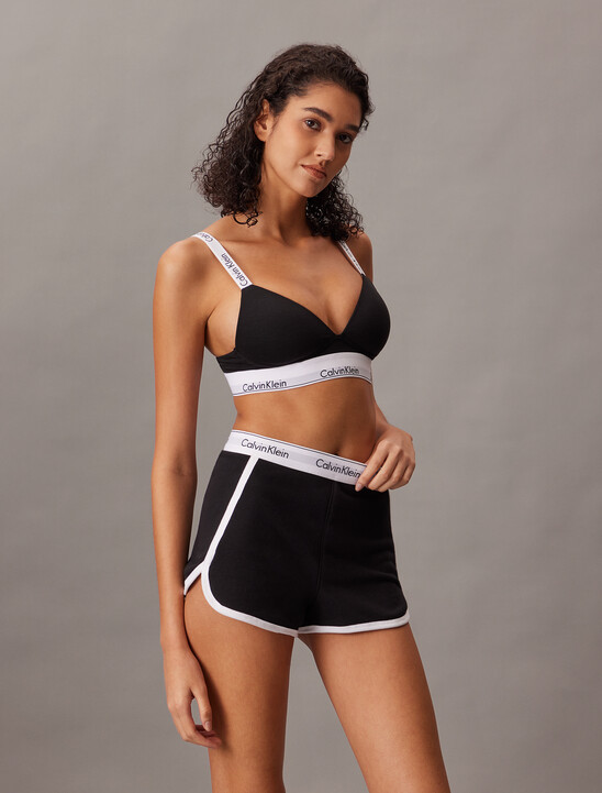 Icon Cotton Lightly Lined Plunge Bra