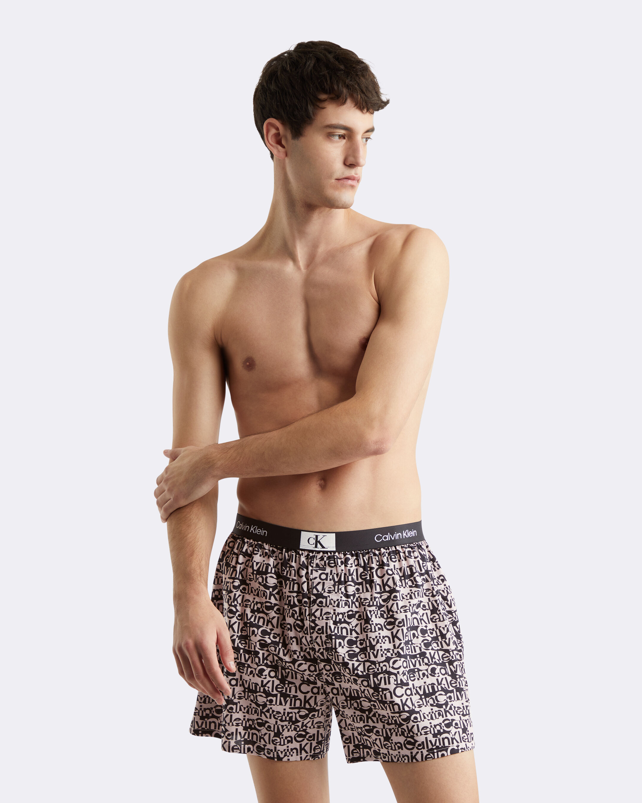 Woven cotton boxer shorts cheap