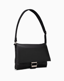 Soft Utility Shoulder Bag 28Cm, BLACK, hi-res