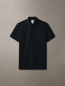 Double Mercerized Cotton Short Sleeve Polo, Vulcan, hi-res