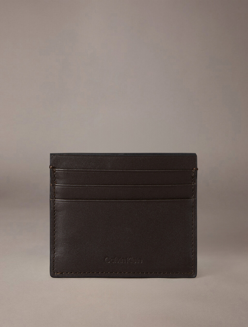 CK Inset Card Case, Mulch, hi-res