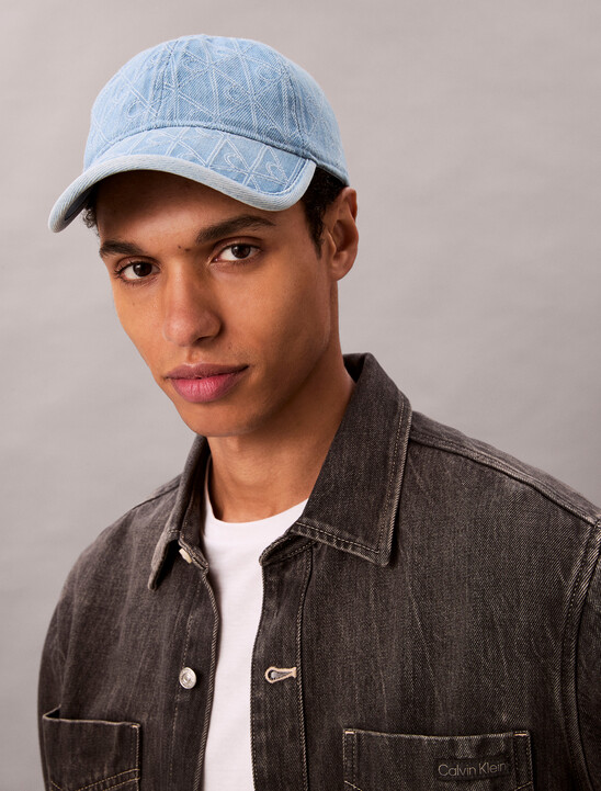 Monogram Quilted Denim Baseball Cap