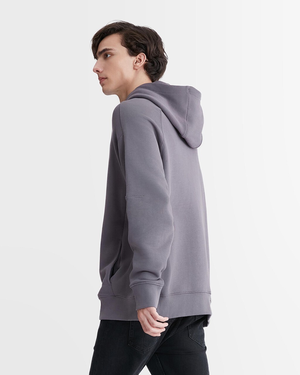 Best Essentials Terry Hoodie, Rabbit, hi-res