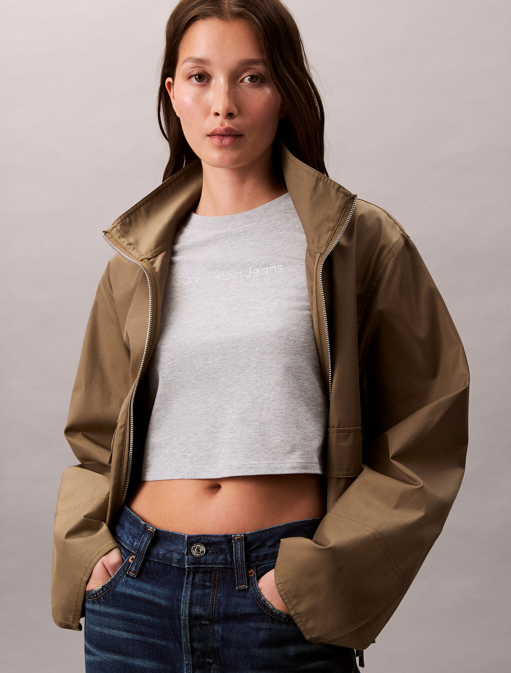 Institutional Baby Tee, BC06 Grey Heather, hi-res