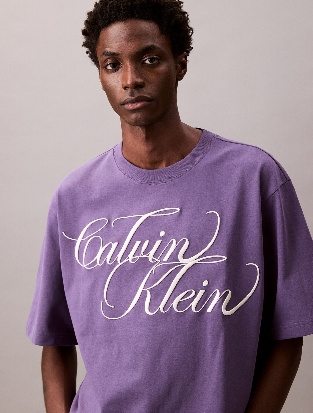 Cotton Relaxed Embroidered Graphic Tee, Mystical, hi-res
