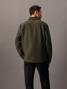 Wool Blend Shirt, Tarmac, hi-res