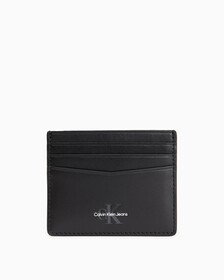 Monogram Soft Leather Cardcase, BLACK, hi-res
