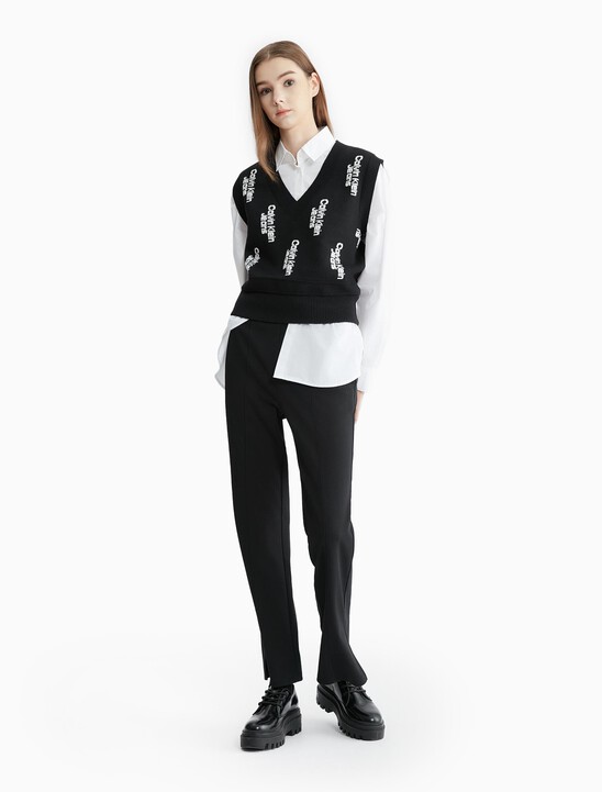 Milano Side Slit Pants