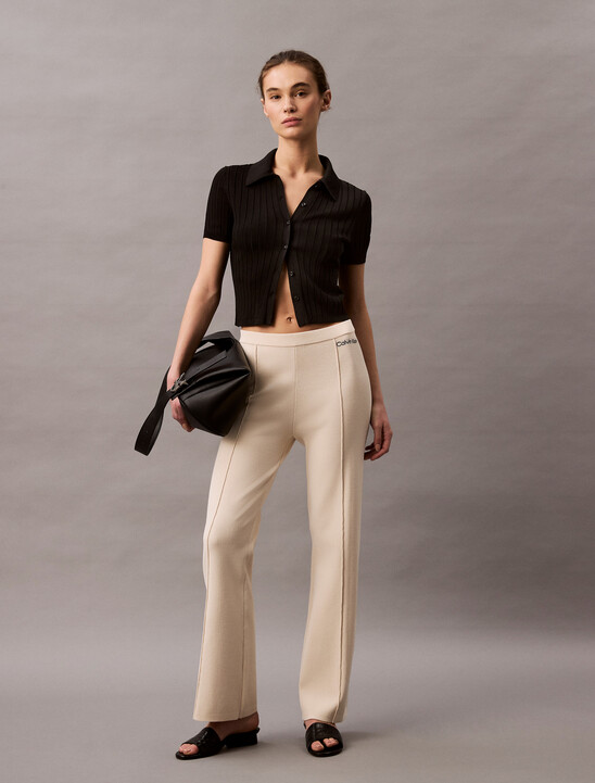 Stretch Viscose Trousers