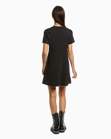 SEAMING MILANO DRESS, Ck Black, hi-res