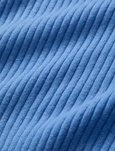 Cropped Cashmere Crewneck Sweater, Bel Air Blue, hi-res