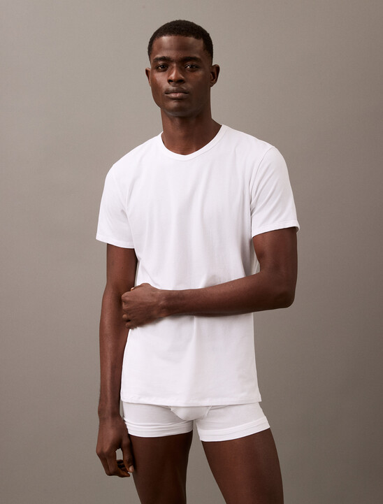 3 Pack Cotton Stretch Crewneck Tees