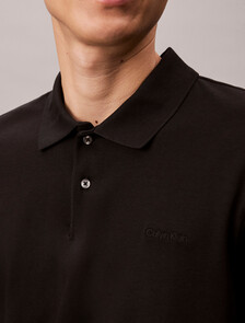 Solid Liquid Touch Polo, Black, hi-res
