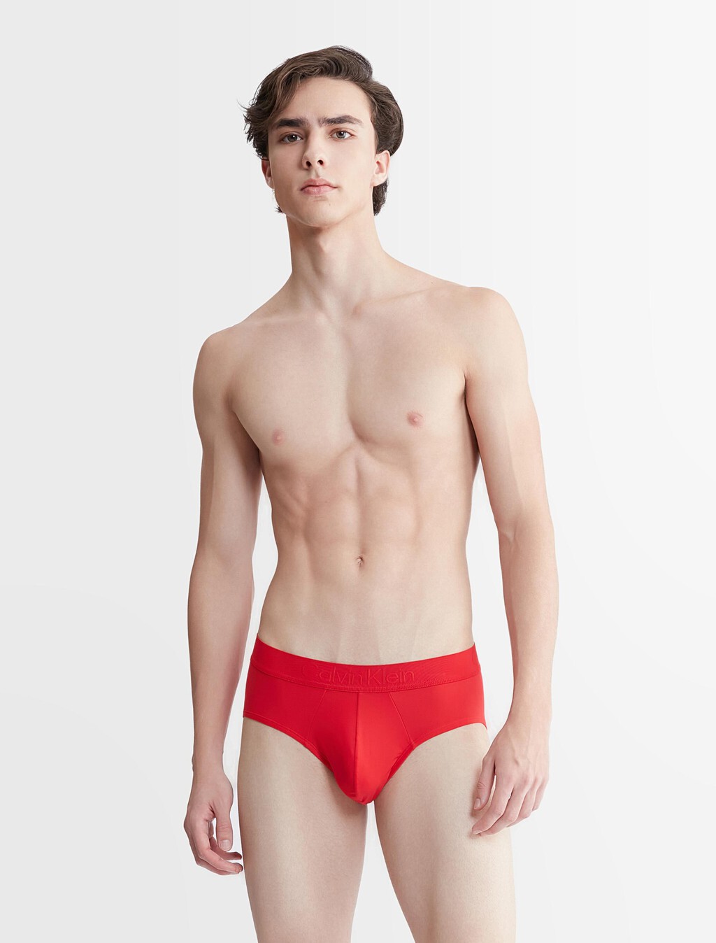 Ck Black Micro Hipster Briefs, Rouge, hi-res