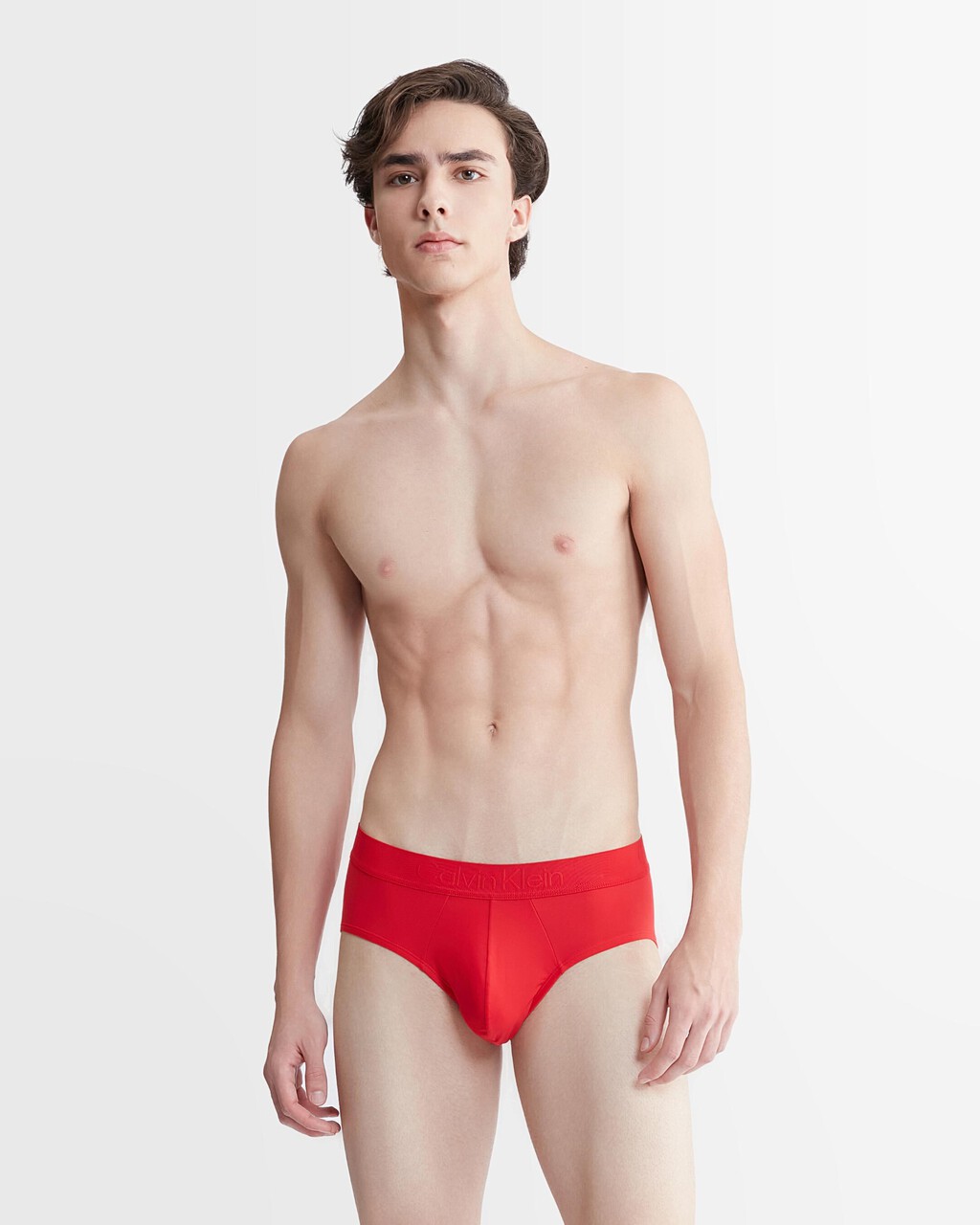 Ck Black Micro Hipster Briefs, Rouge, hi-res