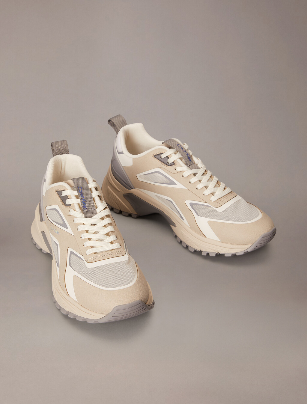 Trailblazer &mdash; Ripstop Runner Trainers, Oatmeal/Marshmallow/Cloudburst, hi-res