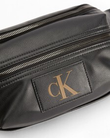 TAGGED BOX WAISTBAG 28CM, BLACK, hi-res