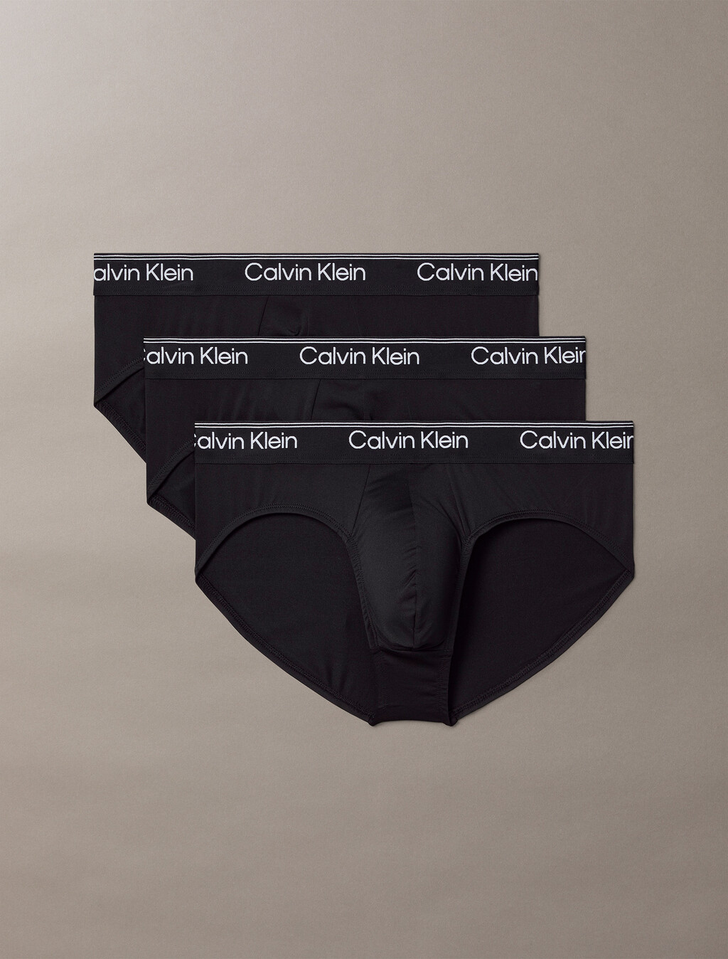 3 Pack Hip Briefs - Microfibre Stretch, 3 BLACK, hi-res