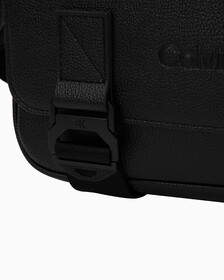 Micro Pebble Flap Camera Bag 29Cm, BLACK, hi-res