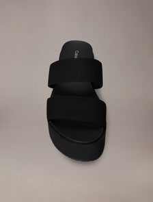 Flatform Sandal, Triple Black, hi-res