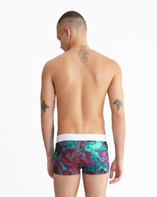 Calvin Klein 1996 Low Rise Trunks, 15398 WRESTLER SM+ELECTRIC PURPLE, hi-res