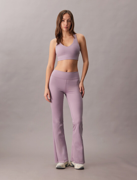 Quick-Dry Flared Gym Leggings