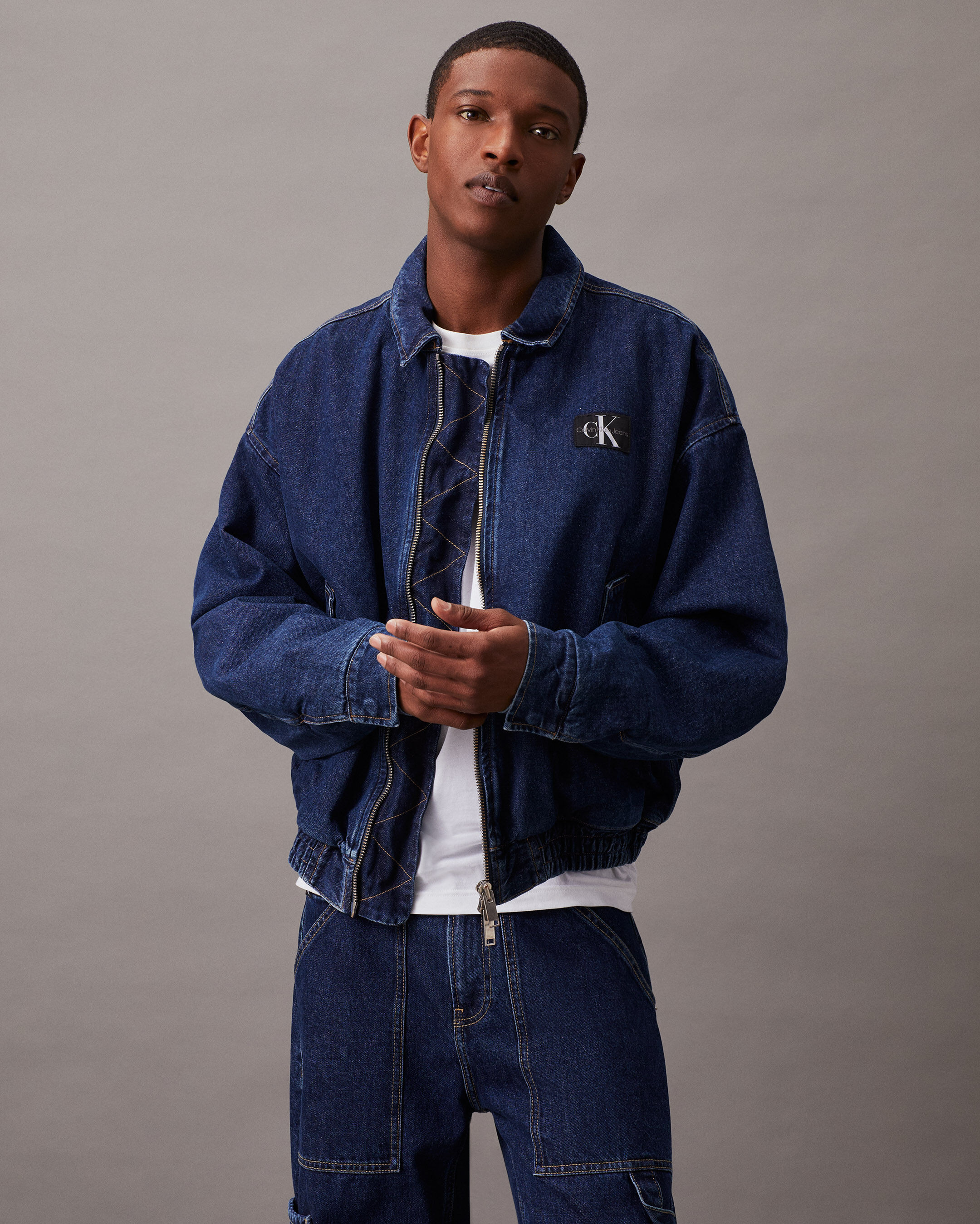 Levi Jean Matte Bomber Jacket Calvin Kleinu00ae LV040FM512CFF