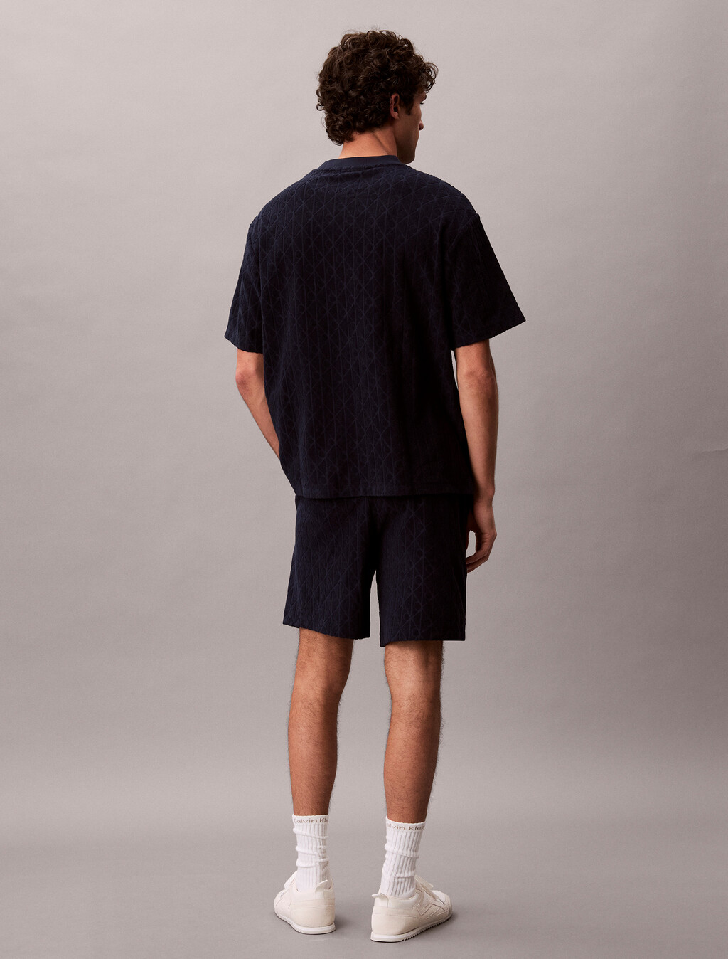 Emblem Logo Towelling Shorts, Dark Sapphire, hi-res