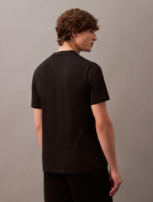 Box Graphic Print Regular Cotton Tee, Black, hi-res