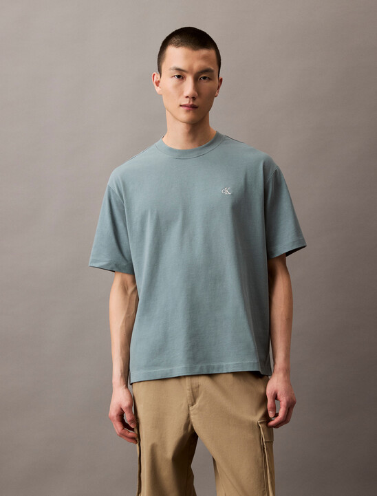 Calvin Logo Crew Neck Tee