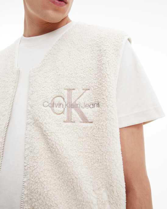 GENDERLESS MONOGRAM FLEECE VEST
