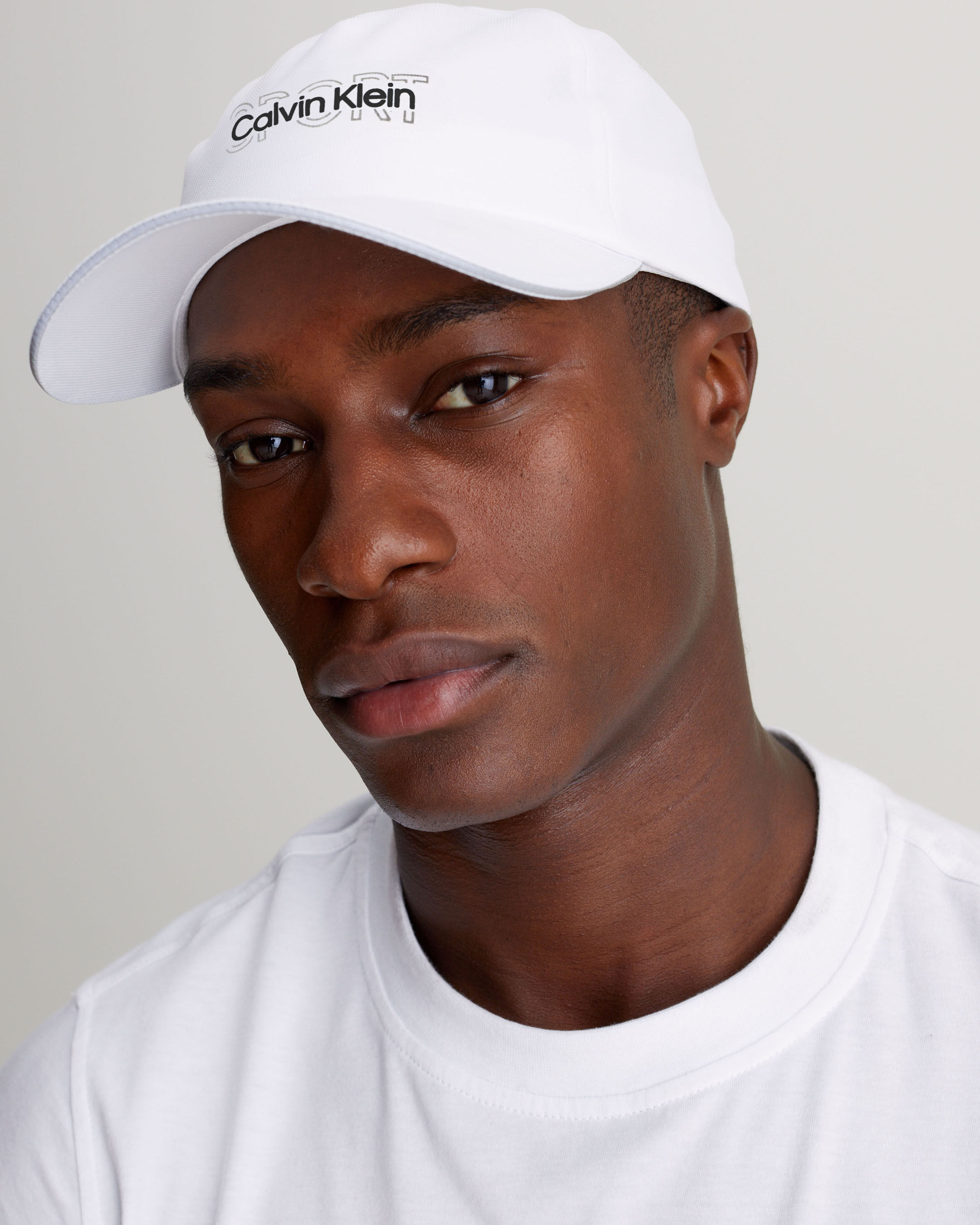 Calvin klein hat white clearance