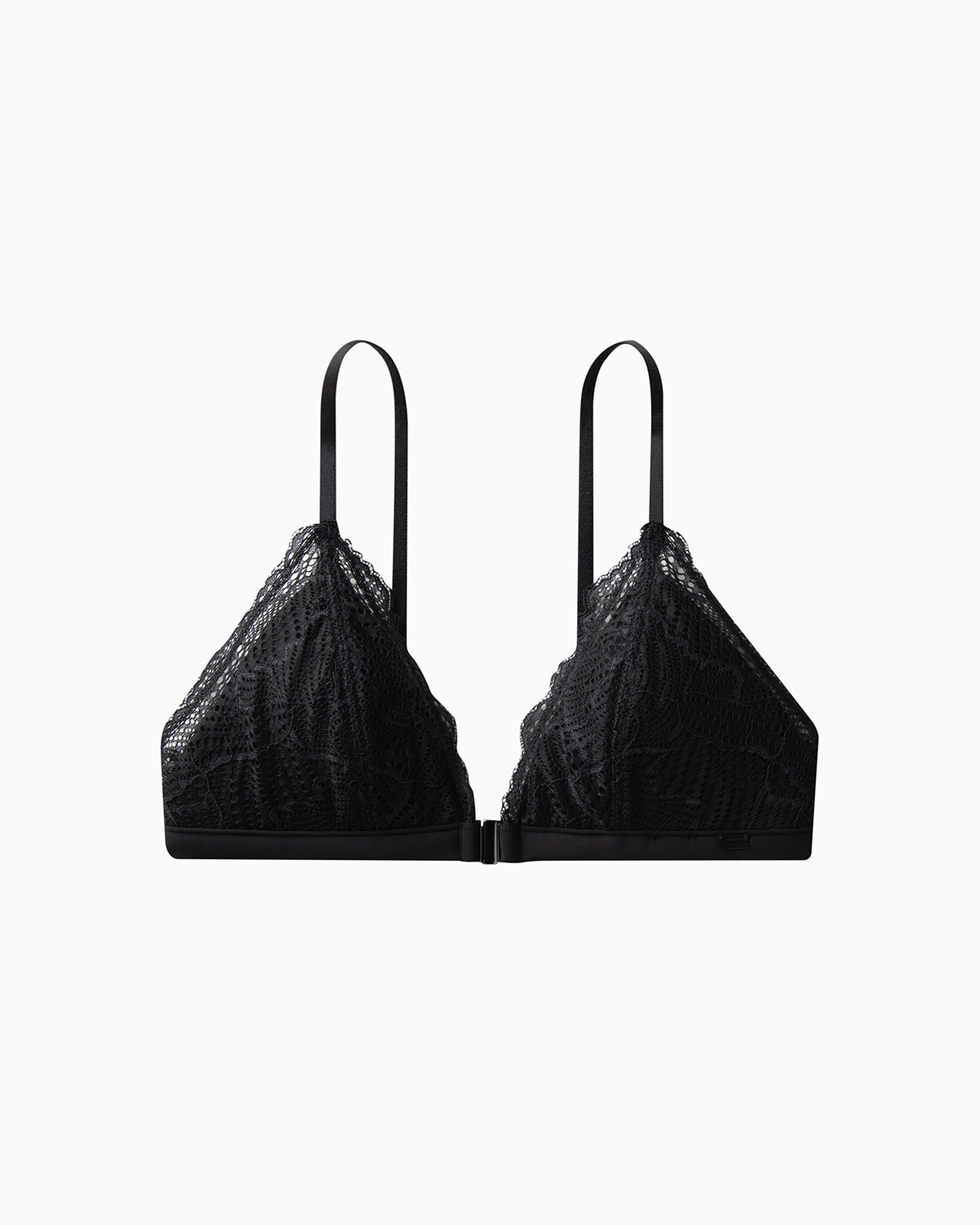 Calvin klein triangle bra and thong hot sale metallic lace gift set