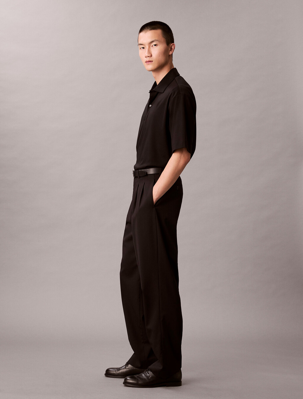 Premium Cotton Polo, Black, hi-res