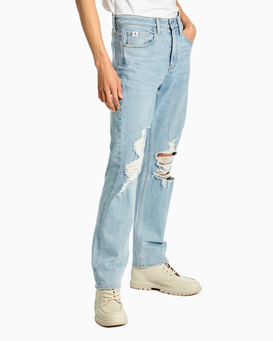 90S DISTRESSED STRAIGHT JEANS