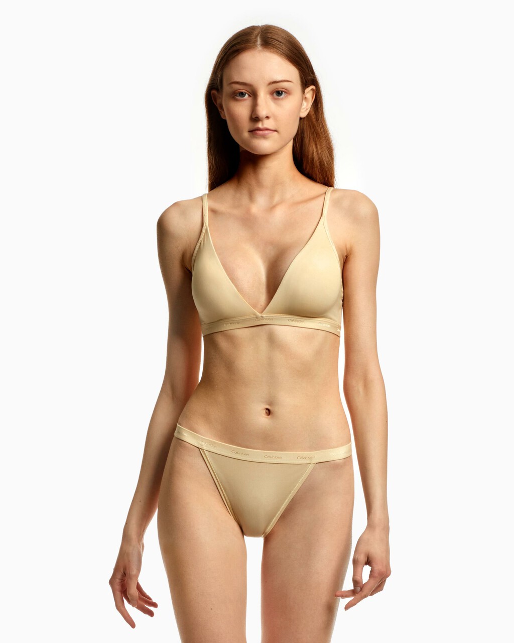 FORM TO BODY NATURAL TRIANGLE BRA, STONE, hi-res