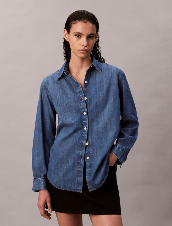 Oversized Denim Shirt