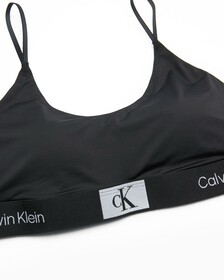 Calvin Klein 1996 Lightly Lined Bralette, Black, hi-res