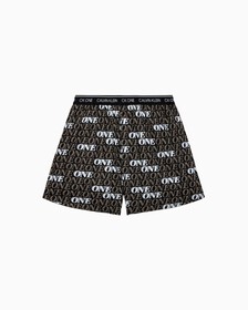 CK ONE WOVEN BOXERS, FAST ONE PRINT BLACK, hi-res
